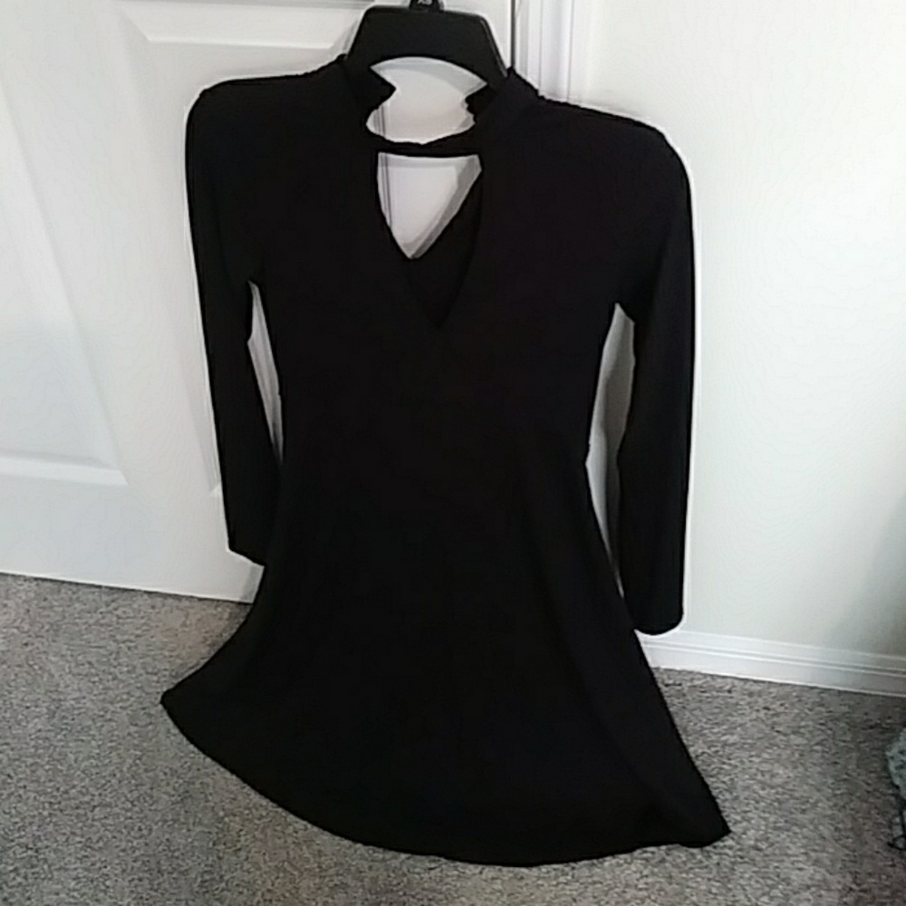 Kendall and kylie blk flare dress